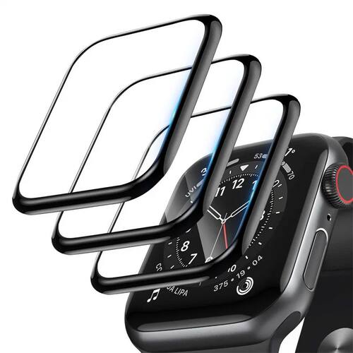 Soft Glass For Apple Watch Screen Protector 44mm 45mm 41mm
