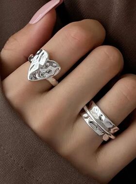 2024Girls Adjustable Ring Kpop Y2K Aesthetic Jewelry Gift