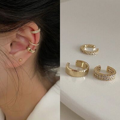 2024Piercings Fake Cartilage Ear for Women 2024 Fashion