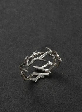 Punk Fashion Irregular Thorns Couple Rings Retro Hip-hop