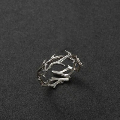 Punk Fashion Irregular Thorns Couple Rings Retro Hip-hop
