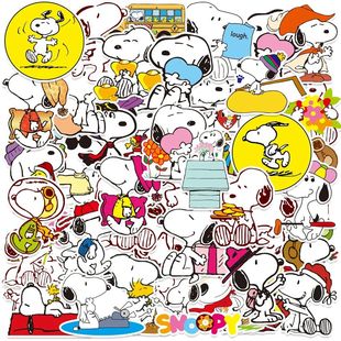 60 Pcs Snoopy Laptop Skateboard Stickers for kids,Bottles