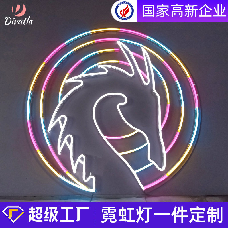 中山工厂造型led霓虹灯酒吧派装饰灯/灯串