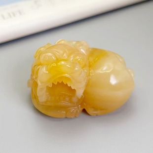 天然黄龙玉招财貔貅增加偏聚旺财提升财运手玩件玉石貔貅送礼物