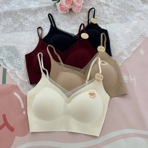 秋冬磨毛美背内衣女小胸聚拢显大