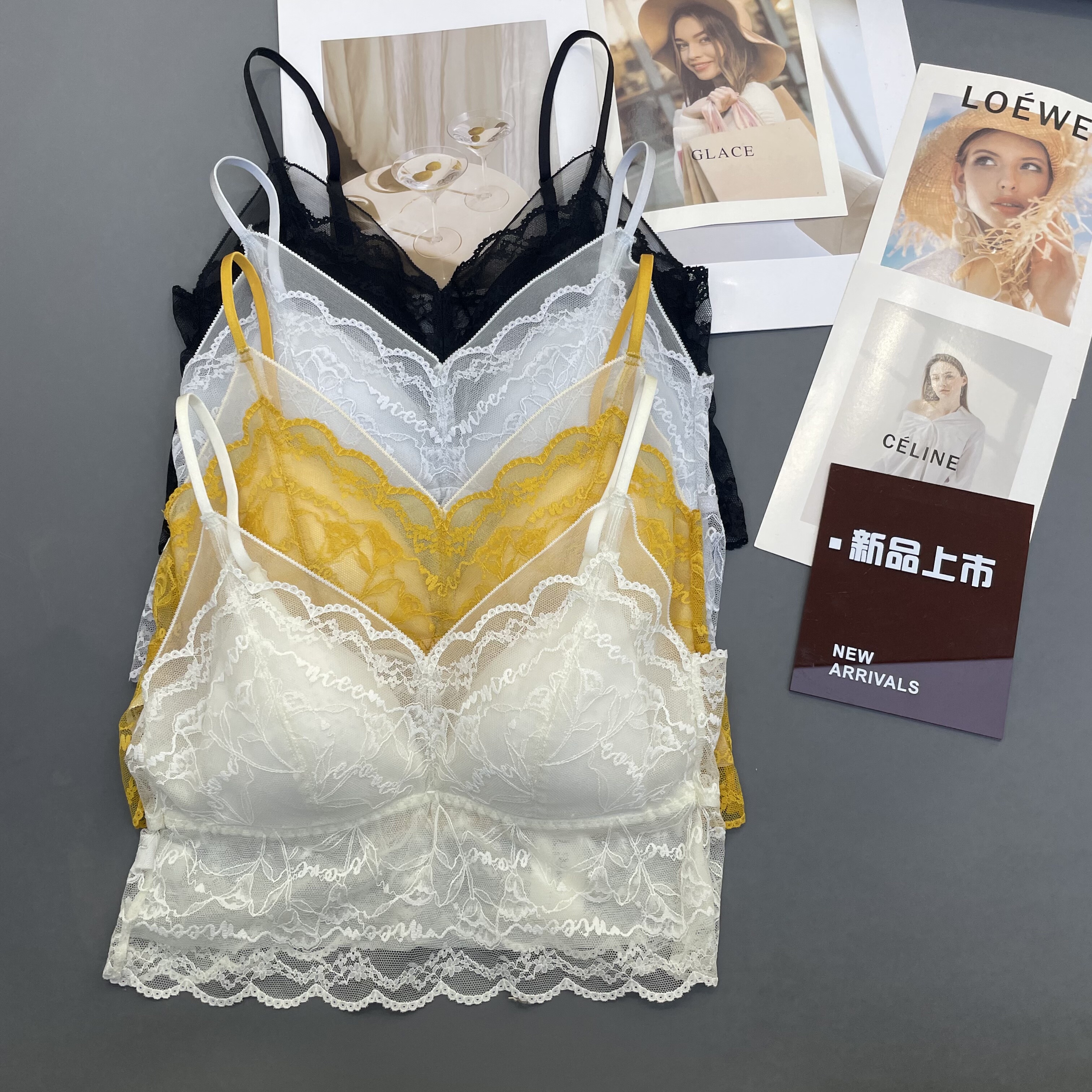 米娅林6251性感蕾丝交叉露背抹胸内衣女薄款带胸垫可外穿吊带背心,女士内衣/男士内衣/家居服,抹胸,淘宝优惠券,粉丝福利购,淘宝优惠卷