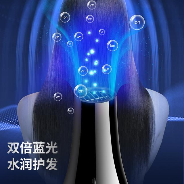 【笑笑专属】家用吹风机大风力电吹风筒蓝光恒温学生宿舍冷热风推