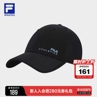 FILA 棒球帽2024春新款 健身运动帽子遮阳帽鸭舌帽 斐乐官方情侣款