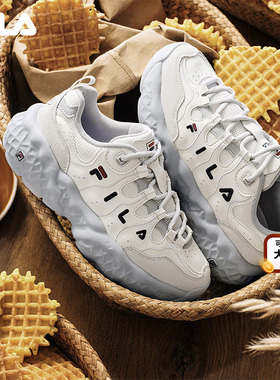 FILA 斐乐官方女鞋MUFFIN摩登运动鞋2025冬新款松饼鞋时尚休闲鞋