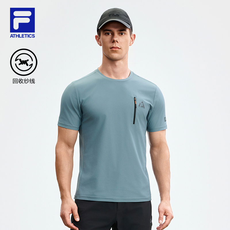 FILA斐乐男子针织短袖衫
