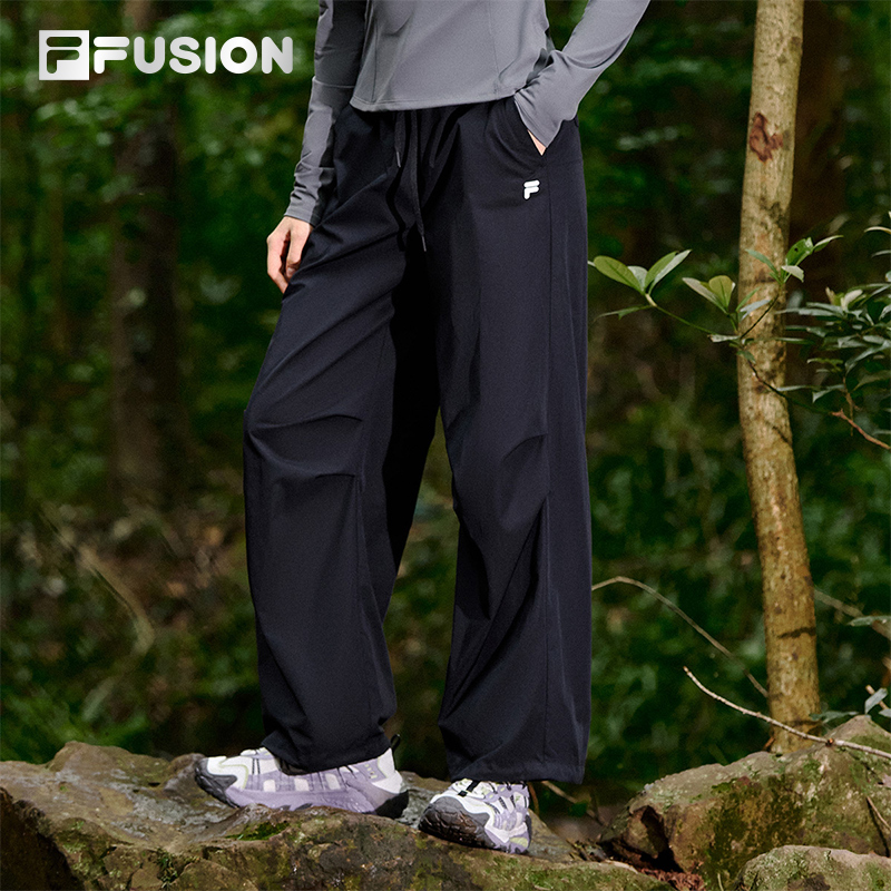 FILAFUSION斐乐女子梭织长裤