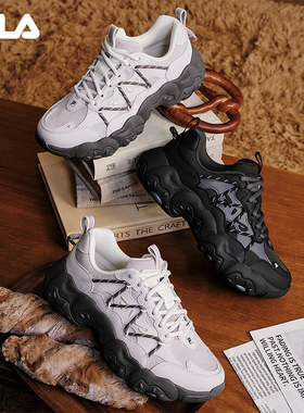 FILA 斐乐官方女鞋FLUID 6复古运动鞋2025冬季新款猫爪6代休闲鞋