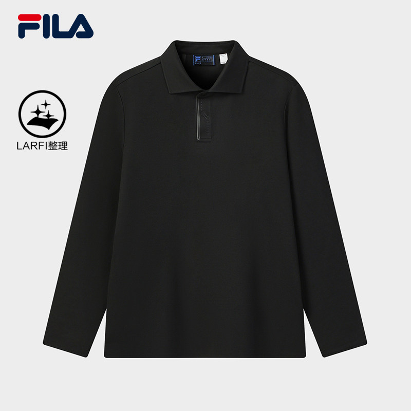 FILA 斐乐官方男子针织长袖POLO衫2026春季新款时尚商务休闲上衣,运动服/休闲服装,运动POLO衫,淘宝优惠券,粉丝福利购,淘宝优惠卷