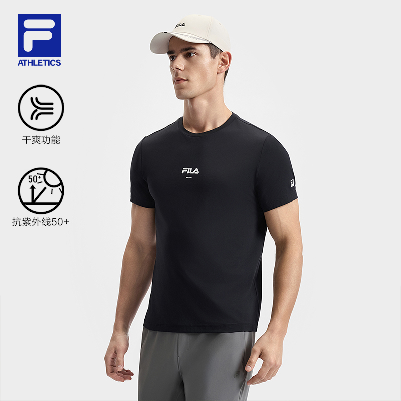 FILA斐乐男子针织短袖衫