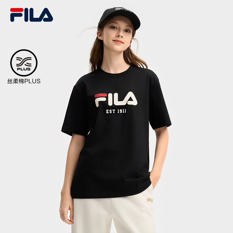 FILA斐乐男士针织短袖衫