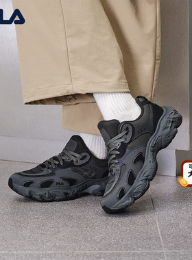 FILA 斐乐官方男鞋TORNADO摩登运动鞋2025冬新款飓风鞋休闲老爹鞋