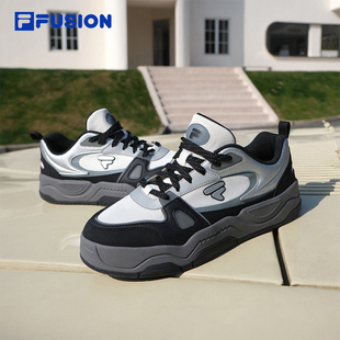 FUSION斐乐潮牌男鞋 酷板鞋 BANK 2025夏新款 3代 III滑板生活鞋 FILA