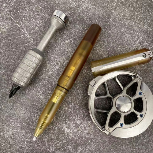 傲腾ultem树脂进口PEI笔身钛笔夹斯密特G2笔芯盖帽中性笔文具文化