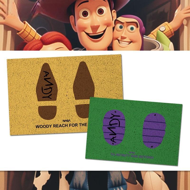 牛仔胡迪玩具总动员巴斯光年脚印