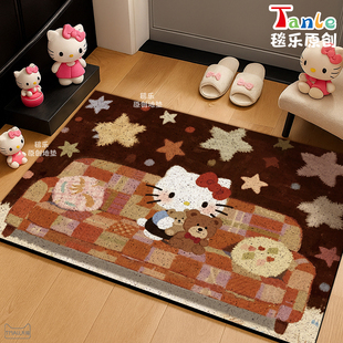 hellokitty地垫入户门进门垫除尘耐脏PVC可裁剪地毯2025新款脚垫
