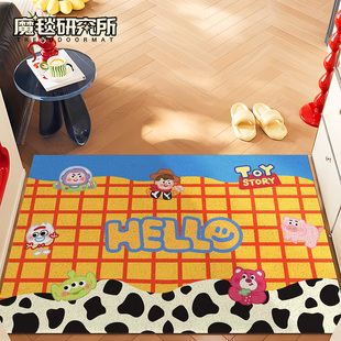 玩具总动员脚垫入户门地垫2025新款地毯玄关耐脏进门垫防滑丝圈垫