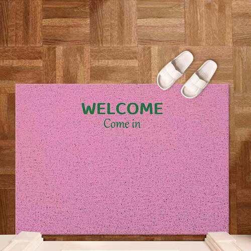 韩系马卡龙丝圈耐磨耐脏入户地垫