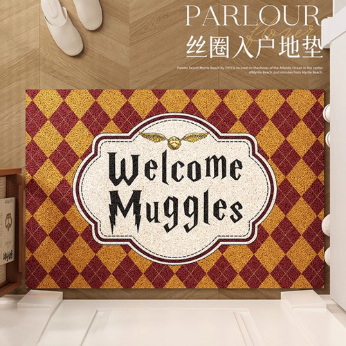 创意进门丝圈美式复古家用脚垫可裁剪入户门地垫门口耐磨耐脏门垫