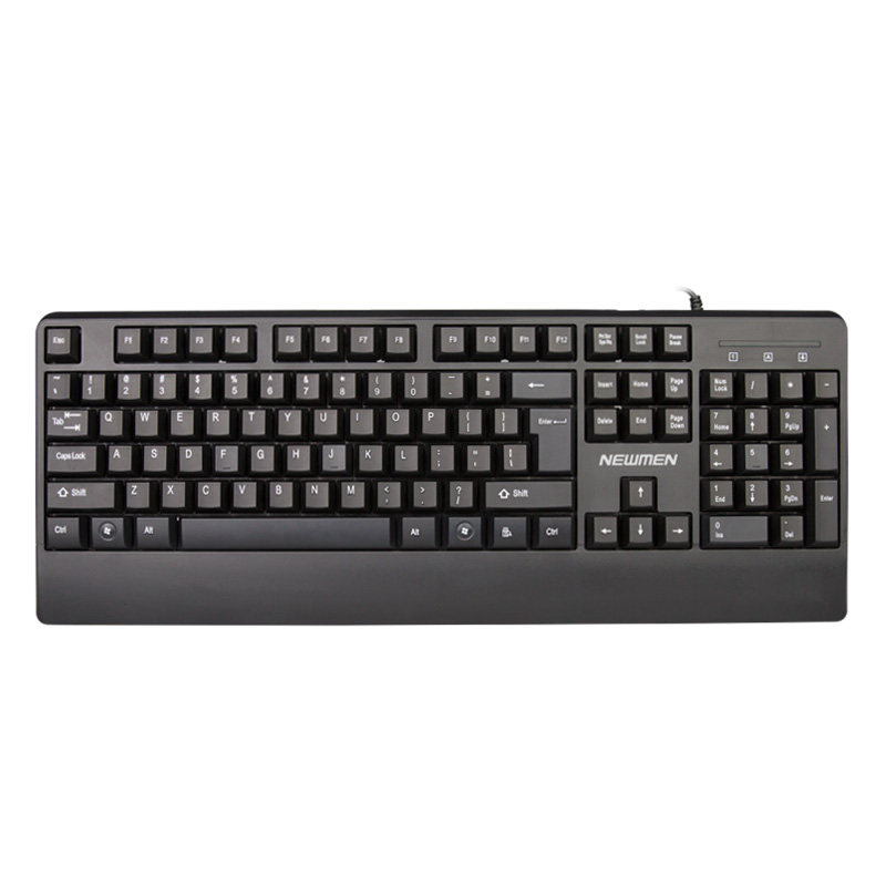 新贵雅键050有线静音键盘游戏电脑台式笔记本家用办公商务USB防水
