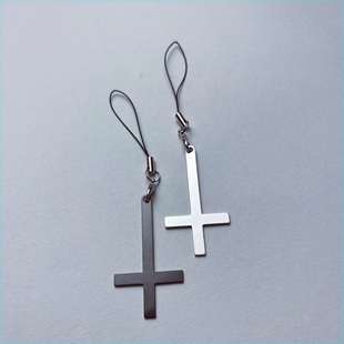 白柳十字架我在惊悚游戏里封神周边钛钢情侣钥匙绳手机绳U盘挂件