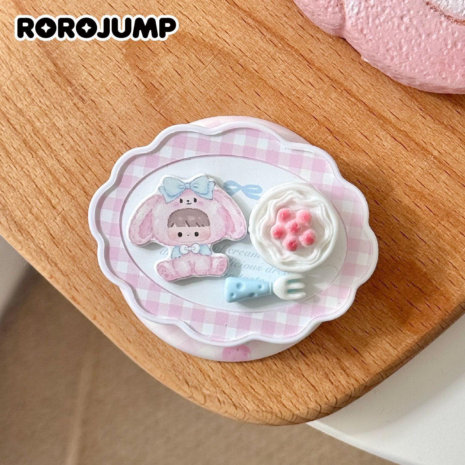 肉肉酱奶油蛋糕派对磁吸支架原创设计新款超强磁力仿木质便携卡通女支撑架底座甜美可爱支架百搭办公手持,3C数码配件,手机支架/手机座,淘宝优惠券,粉丝福利购,淘宝优惠卷