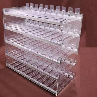 超市香烟背柜挂墙式货架展示柜带推烟器便利店烟架子展示直架烟柜