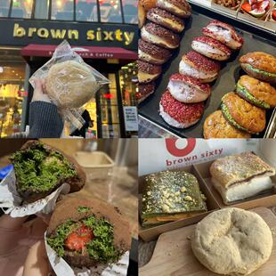 上海代购韩国街黄豆面包Brown sixty 芝士抹茶迪拜草莓软曲奇现烤