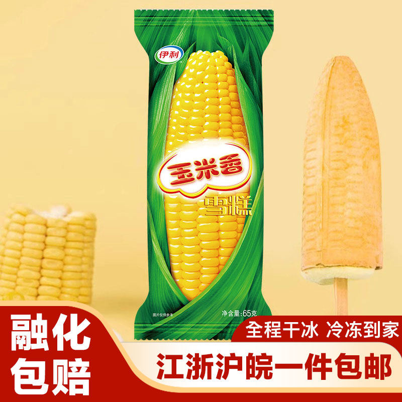40/20支伊利网红冰淇淋玉米香布丁雪糕蛋筒脆皮儿时奶香冰糕冰棍
