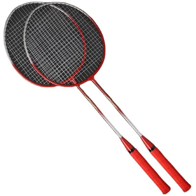 Set of 2 badminton rackets羽毛球拍2只装 成人合金分体娱乐练习