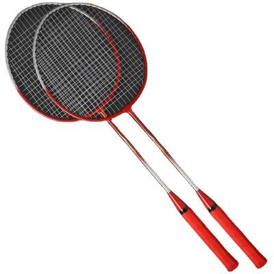 Set of 2 badminton rackets羽毛球拍2只装 成人合金分体娱乐练习