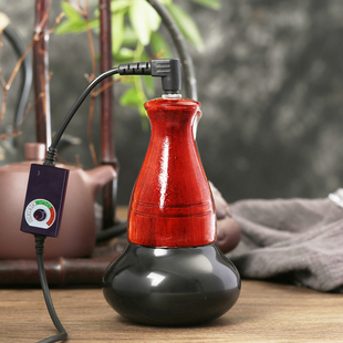 砭石温灸仪热敷扁石太极球加热艾灸矾石按摩器泛石扶能量阳罐刮痧