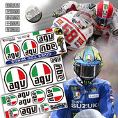 摩托车装 贴画电动车反光贴花 改装 饰agv贴纸刮痕贴头盔贴装 饰个性