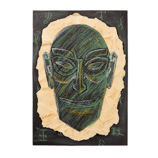 国风非遗三星堆开学手工diy青铜面具儿童创意美术作品幼儿园材料