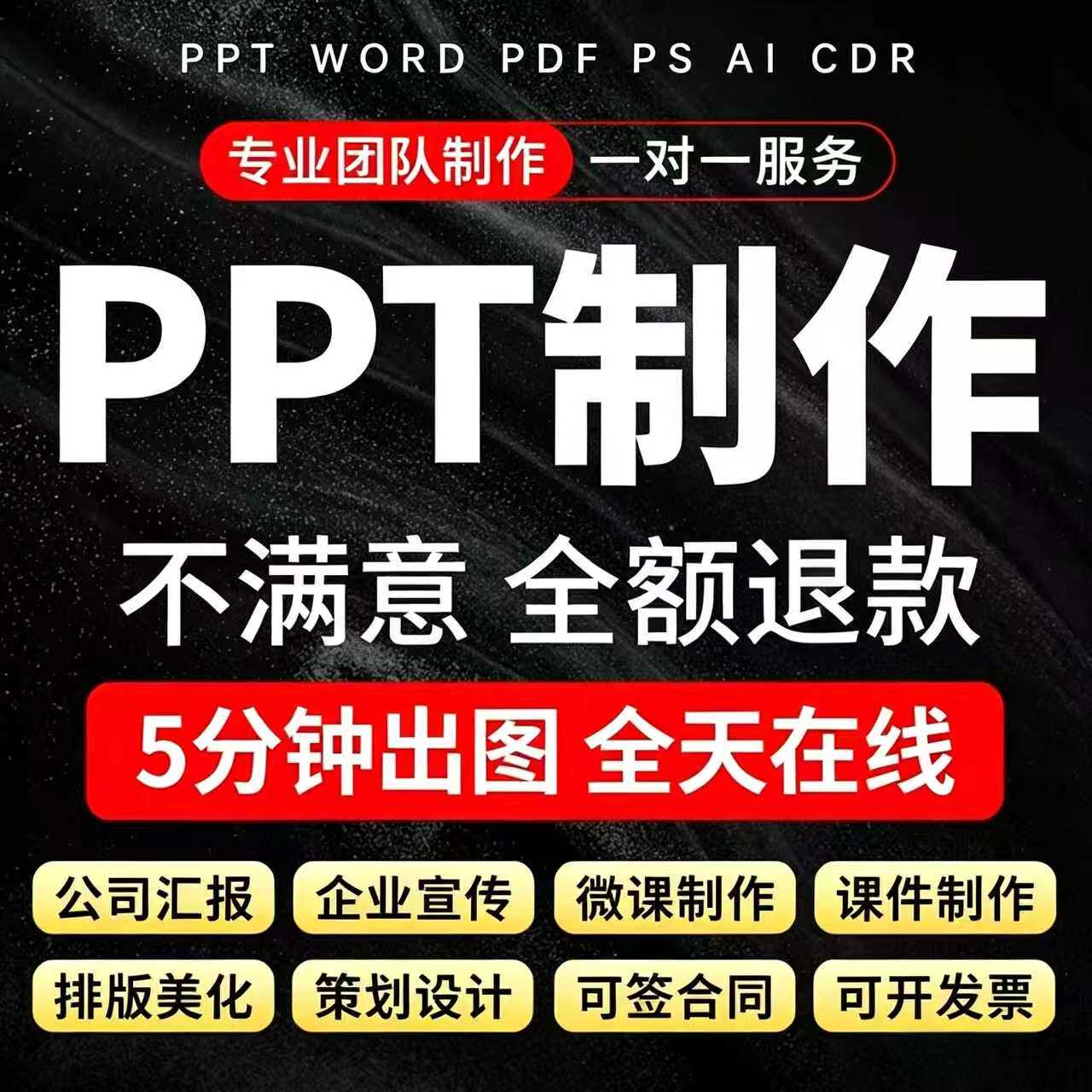 ppt制作代做设计美化修改汇报企业宣传演讲课件年终总结visio画图