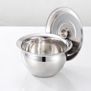 304不锈钢油盆带盖家用油缸子猪油盆厨房放油鼓商用装油盆耐高温