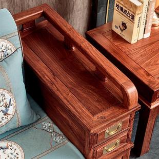客厅家具组合 红木刺猬紫檀沙发花梨木贵妃软体沙发转角实木新中式