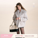 定染重工环保皮草大毛领派克服宽松厚外套 城市游牧 Kroche 25aw