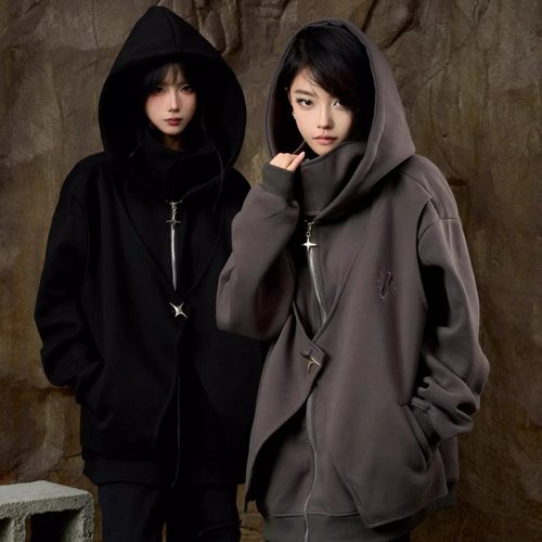 潮牌宽松嘻哈高街休闲卫衣连帽