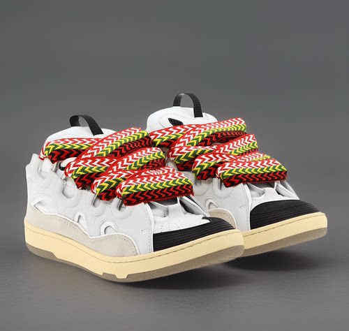 顶版潮鞋面包鞋拼色情侣款运动鞋