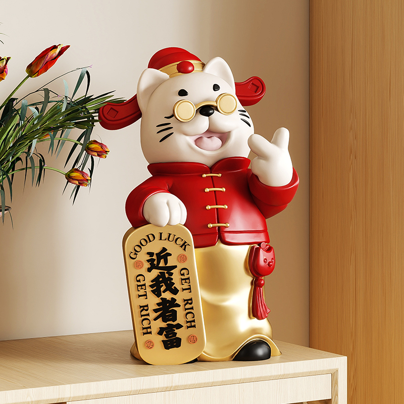 招财猫摆件客厅电视柜装饰品