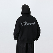 国潮24新款 ATRY针织刺绣MA1飞行夹克外套 秋冬季 休闲简约拉链上衣