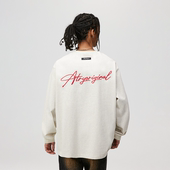 复古字母印花休闲圆领打底衫 潮牌美式 上衣女 刺绣LOGOT恤男款 ATRY