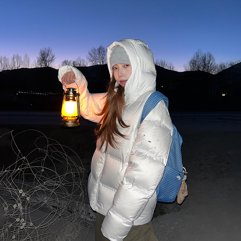 羽绒服男外套冬季情侣装防寒服女