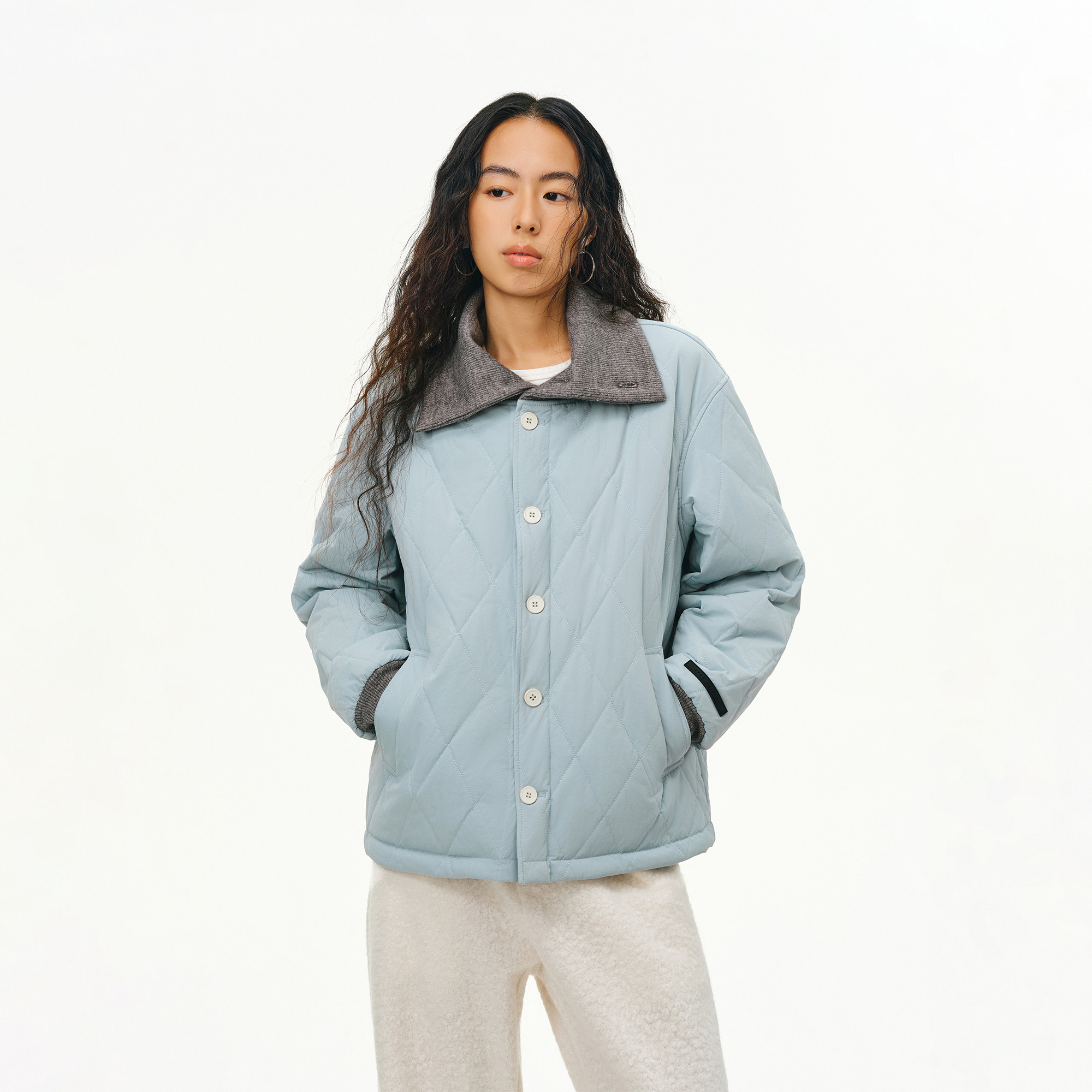 棉服男款冬季立领棉袄情侣外套女