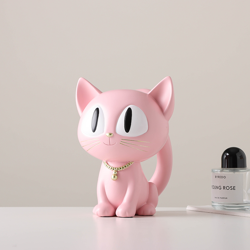 卡通可爱小猫咪存钱罐小朋友男女儿童只进不出储蓄罐可取装饰礼物